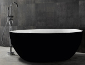ABBER Акриловая ванна 150x150x56 AB9279MB Черный от интернет-магазина Purezza 