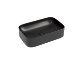 Ceramicanova Element Умывальник чаша накладная прямоугольная 60,5х38 CN6053MB Черный матовый от интернет-магазина Purezza 