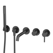 Whitecross Y YSET1240GM Смеситель для ванны скрытого монтажа, оружейная сталь от интернет-магазина Purezza 