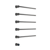 Maxonor MOOD Электрический полотенцесушитель 805х600 PL-TRE08BR5-9 (60) Матовый графит от интернет-магазина Purezza 
