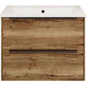 La Fenice Tesoro Тумба под раковину 78.8х43.6 FNC-01-TES-DGT-80-2 Дуб Галифакс табак от интернет-магазина Purezza 