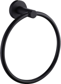 Rea Mist Держатель полотенца кольцо REA-80028 Черный от интернет-магазина Purezza 