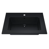 Uperwood Parma Quartz Раковина для ванной 66х47,5 см 291003003 Черный космос от интернет-магазина Purezza 