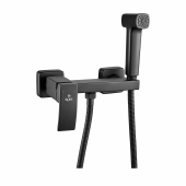 Rose Гигиенический душ со смесителем R1505H-1 Черный матовый от интернет-магазина Purezza 