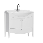 Belux Афины Н 85-01 Тумба под умывальник 83х40, цвет Белый матовый, 4810924299451 от интернет-магазина Purezza 
