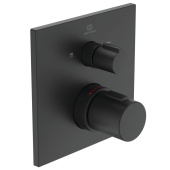 Ideal Standard CERATHERM C100 Встраиваемый термостатический смеситель для ванны/душа A7522XG Матовый черный от интернет-магазина Purezza 
