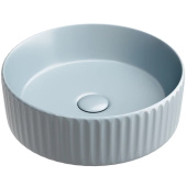 Ceramicanova Element Умывальник накладная чаша круглая 36х36 CN6057MHL Серо-голубой матовый от интернет-магазина Purezza 