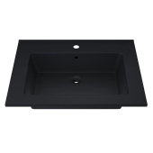 Uperwood Parma Quartz Раковина для ванной 66х47,5 см 291003000 Уголь от интернет-магазина Purezza 