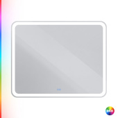 Cezares MULTICOLORE Зеркало с встроенной подсветкой разноцветной RGB и сенсорным выключателем 12V, 220-240V, 1000x800 CZR-SPC-MC-1000-800-RGB-TCH от интернет-магазина Purezza 