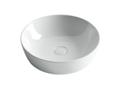 Ceramicanova Element Умывальник чаша накладная круглая 42х42 CN6013 Белый от интернет-магазина Purezza 