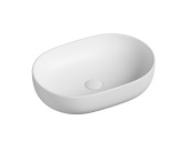 Ceramicanova Element Умывальник накладная чаша овальная 60х41.5 CN6047MW Белый матовый от интернет-магазина Purezza 