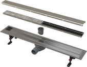 Alcadrain Fit&Go Душевой лоток с двухсторонней решеткой 550/650/750/850/950 мм от интернет-магазина Purezza 