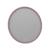 ORKA Molino Зеркало c LED подсветкой 90x90 Розовый матовый от интернет-магазина Purezza 