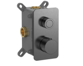 Aquame Встраиваемый смеситель-термостат на 1 источник с регулировкой напора AQM8810GM Металл от интернет-магазина Purezza 