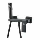 Rose Гигиенический душ со смесителем R1805H-1 Черный матовый от интернет-магазина Purezza 