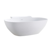 Maxonor ESPÍRITU Ванна из искусственного камня 1770х880х580 PL-BT2704 Белый матовый от интернет-магазина Purezza 