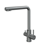 Knotlor Streamline Смеситель для кухни, цвет Сталь, арт. SS-08 от интернет-магазина Purezza 