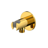 Whitecross Угловой соединительный элемент с держателем лейки Y1015GL Золото от интернет-магазина Purezza 