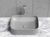 Ceramicanova Element Умывальник чаша накладная прямоугольная 50.5х38 CN6052MH Антрацит матовый от интернет-магазина Purezza 