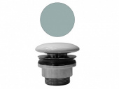 GSI SPARES Донный клапан с открытым сливом, для раковин без перелива, с керамической крышкой PVC15 Светлый зелено-голубой от интернет-магазина Purezza 