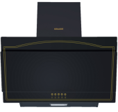 Graude Classic Наклонная настенная вытяжка чёрная, DHK 60.1 S от интернет-магазина Purezza 