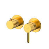 Whitecross Внешняя часть смесителя на 2 потребителя 2-Y1242GLB Брашированное золото от интернет-магазина Purezza 