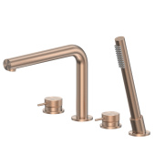 ABBER Emotion 316 Смеситель на борт ванны AF8813BRG Розовое золото брашированное от интернет-магазина Purezza 