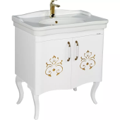 Creavit Antik Тумба с раковиной напольная 80х50 AN0080.02.BB Белый от интернет-магазина Purezza 