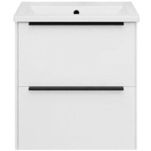 La Fenice Tesoro Тумба под раковину 59.4х38.7 FNC-01-TES-PB-60-2 Платиновый белый от интернет-магазина Purezza 