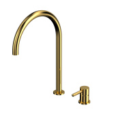 Whitecross Смеситель для умывальника с выносным управлением Y1218GL Золото от интернет-магазина Purezza 