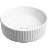 Ceramicanova Element Умывальник накладная чаша круглая 36х36 CN6057MW Белый матовый от интернет-магазина Purezza 