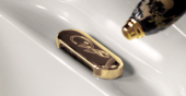 Kerasan Waldorf Заглушка для перелива, цвет золото, арт. 811391oro от интернет-магазина Purezza 