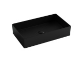 Ceramicanova Element Раковина накладная без перелива прямоугольная 60.1х36.1 CN6070MB Черный матовый от интернет-магазина Purezza 