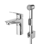 BelBagno DUE Смеситель для раковины с гигиеническим душем DUE-LVM/HGN-CRM-W0 от интернет-магазина Purezza 