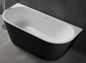 ABBER Акриловая ванна 170x80x60 AB9216-1.7MB Черный от интернет-магазина Purezza 