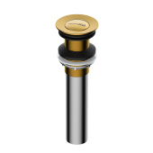 WasserKRAFT Донный клапан Push-up A252 Матовое золото от интернет-магазина Purezza 