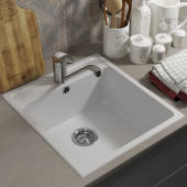 Uperwood UPD-406 Кухонная мойка из искусственного камня 43x48 см 391020201 Туман от интернет-магазина Purezza 