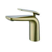 Rose Смеситель для раковины R3901G Золотой сатин от интернет-магазина Purezza 