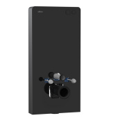 ABBER Инсталляционный модуль внешнего монтажа для подвесного унитаза AC0107MB Черный от интернет-магазина Purezza 