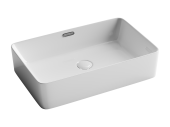 Ceramicanova Element Умывальник чаша накладная прямоугольная со сливом переливом 60х38 CN5025 Белый от интернет-магазина Purezza 