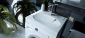 Andrea Comfort 60-55 Раковина для установки над стиральной машиной, 60х55 от интернет-магазина Purezza 
