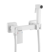 Shevanik Гигиенический душ со смесителем S137C Белый матовый от интернет-магазина Purezza 