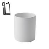 Etrusca Complementi Стакан настольный K/401/CER Белый глянцевый от интернет-магазина Purezza 