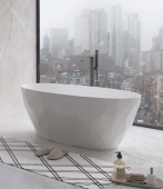 BelBagno Акриловая ванна отдельностоящая 170х80, арт. BB717-1700-800 от интернет-магазина Purezza 