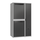 Creavit Шкаф для хозяйственных принадлежностей 42.4х50х197.8 MB2200.01.BB Белый от интернет-магазина Purezza 