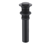 Bravat Донный клапан P6443BW-ENG Черный от интернет-магазина Purezza 