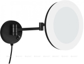 Aquanet Косметическое зеркало (с LED подсветкой) 1806DMB Черный от интернет-магазина Purezza 