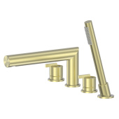 ABBER Perfekte 316 Смеситель на борт ванны AF8A13BG Брашированное золото от интернет-магазина Purezza 