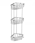 Rainbowl FORA Полка 3-этажная хромированная 15/15/15 см "Трапеция" (15*15*15/Т) от интернет-магазина Purezza 