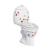 Creavit Cocuk Унитаз напольный детский+Крышка CK310.001F0+KC3041.0F CK310-11CB00E-FF00 + KC0802.01.1000E Белый с декором от интернет-магазина Purezza 